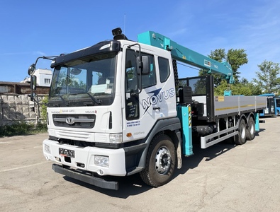 DAEWOO NOVUS CL8CF (6×4) КМУ HKTC-10025 (10т) 8,0×2,4×0,6 м